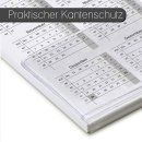 Schreibtischunterlage mit Kantenschutz und 2 Jahres-Kalender 2025-2026 I DIN A2 I 40 Blatt I aus Papier zum Abreißen I Kalendarium I Organizer I tr297