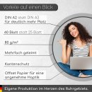 Schreibtischunterlage mit Kantenschutz und 2 Jahres-Kalender 2025-2026 I DIN A2 I 40 Blatt I aus Papier zum Abreißen I Kalendarium I Organizer I tr297