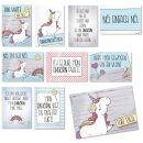 2 x 10 Postkarten mit Einhorn-Motiven I dv_338 I DIN A6