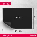 3er Set Magnetfolie in DIN A4 I selbstklebend Magnet-Platten I mag_002