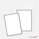 30 Blatt Trauerpapier mit Trauerrand I DIN A4