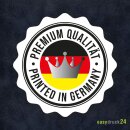 easydruck24de Premium Aufkleber Totenkopf I Ø 4 cm I schwarz weiß I wetterfest Waschanlagen geeignet I Autoaufkleber Helm Motorrad Laptop Fahrrad I Schädel Skull Sticker I kfz008