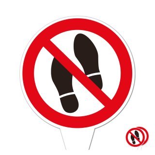 Steckschild Betreten verboten