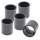 5x PVC-Muffe I 50mm I Klebemuffe I PVC-Rohrmuffe mit 2-Anschlüssen I Rund I Rohr-Verbindungsstück für Rohre und Fittinge I bm0961