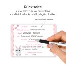 15 Einladungskarten Häschen I DIN A6