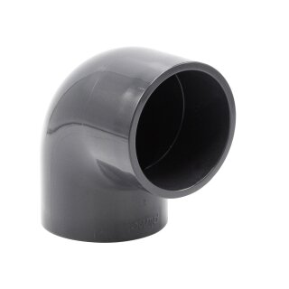 Baumaxxe 3x PVC-Winkel-Muffe 90° I 75mm I 2 1/2 Zoll I Klebemuffe I PVC-Rohrmuffe mit 2-Anschlüssen I Rohr-Verbindungsstück PVC-Rohr PVC-Fitting I bm_274