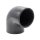 Baumaxxe 5x PVC-Winkel-Muffe 90° I 90mm I 3 Zoll I Klebemuffe I PVC-Rohrmuffe mit 2-Anschlüssen I Rohr-Verbindungsstück PVC-Rohr PVC-Fitting I bm_275