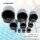 Baumaxxe 3x PVC-Winkel-Muffe 90° I 110mm I 4 Zoll I Klebemuffe I PVC-Rohrmuffe mit 2-Anschlüssen I Rohr-Verbindungsstück PVC-Rohr PVC-Fitting I bm_276