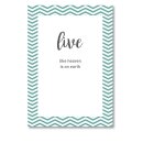 4er Poster-Set mit Sprüchen I Dance, Love, Sing, Live