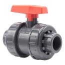 2x PVC-Kugelhahn I 25mm I 3/4 Zoll I Typ AK I für...