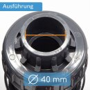 2x PVC-Kugelhahn I 40mm I 1 1/4 Zoll I Typ AK I für Klebemuffen I bm_032