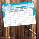 Baby-Stadt-Land-Fluss blau I DIN A4