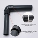 3x PVC-Winkel-Muffe  90° reduziert I Klebemuffe I 32/40 mm x 40 mm I bm167