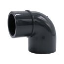 3x PVC-Winkel-Muffe 90° reduziert I 40/50 mm x 50 mm...