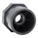 2x Reduzierung mit Achtkant I 50 mm x 1/2 Zoll I Klebemuffe x Innengewinde I bm182