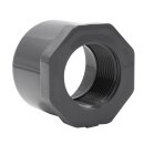 3x PVC Reduzierstück mit Achtkant I Klebemuffe x IG...