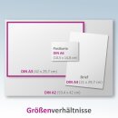 Schreibtischunterlage mit Einhorn-Motiv I DIN A3