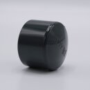 2x PVC Klebekappe I 25 mm Innendurchmesser I Klebemuffe I PVC Rohrverschluss I Rund I für PVC-Rohre und Fittinge I bm076