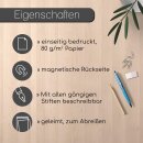 1 Notizblock Mein Wochenplaner mit magnetischer Rückseite