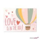 50 Luftballon-Karten Love is in the air