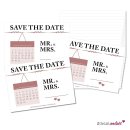 15 Postkarten Save the Date Mr. &amp; Mrs. I DIN A6