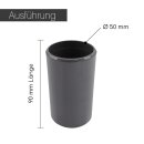 PVC Lang-Muffe I 90 mm Länge I ø 50 mm I...