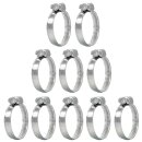 Schlauchschellen Set I 10 Stück I 50-70mm I 12mm...