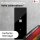 iSecur Blende passend für Aqara Doorbell Camera Hub G410 aus Acryl schwarz I Video-Doorbell I Klingelschild I 100 x 260 mm I Türstation Platte für Klingel I az286