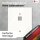 iSecur Blende passend für Aqara Doorbell Camera Hub G410 aus Acryl weiß I Video-Doorbell I Klingelschild I 140 x 175 mm I Türstation Platte für Klingel I az288