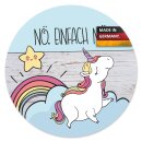 Mauspad mit Motiv – Einhorn Nö. Einfach...