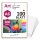 A6 Postkarten Blanko 300g/qm - 100 Blatt Papier unbedruckt I dv355