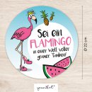 Flamingo Mauspad mit Melone