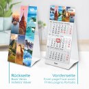 Timr Tischkalender 2026 klein zum Aufstellen - 3...