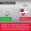Beschreibbare Magnet-Etiketten I 10x3 cm 100 Stück