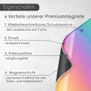 iSecur 15x Magnetpfeile Schwarz, Rot und Weiß für Magnettafel - mag307