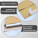 easydruck24de Umschläge B4 ohne Fenster mit Falte 4 cm - 25 Stück weiß - Faltentasche 25 x 35,3 x 4 cm - Papier Versandtasche mit Bodenfalte haftklebend I az319