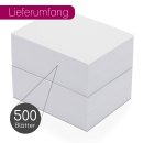 younikat Druckerpapier A4 160g/m² 500 Blatt weißes Kopierpapier - you0191