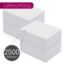 younikat Druckerpapier A4 160g/m² 2500 Blatt weißes Kopierpapier - you0191