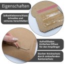 easydruck24de Versandtaschen B4 Wellpappe 5er Set I Umlaufender Kantenschutz und variable Füllhöhe I 250 x 352 mm naturbraun I Ideal für Kataloge Prospekte Zeitschriften und Warensendungen | az325