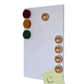 3er Set DIN A4 Ferrofolie selbstklebend Magstick® I weiß