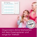 Notiz-Block Mein Essensplaner I DIN A4 I blau