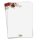Briefpapier Set Rose Motiv I 50 Blatt 90 g/m²  DIN A4 I Schreibpapier I dv_017