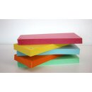 easydruck24de 500 Stück Trennstreifen für Ordner A4 bunt I 5 Farben (je 100x) 24 x 10,5 cm I Trennblätter Sortiersystem schmal I gelocht I Aktentrennblätter I az065