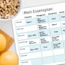 Schreibtisch-Unterlage Mein Essensplaner I DIN A3 I 50 Blatt