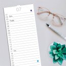 Geburtstags-Kalender XL mit Spiralbindung
