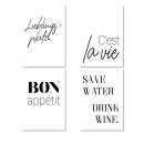 Typo Poster-Set I DIN A4