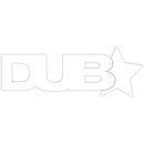 Aufkleber "DUB-Star, weiß", 10x3,5cm,...