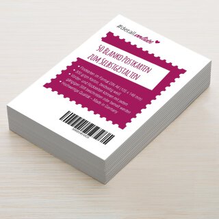 Vielseitige Blanko Postkarten zum Selbstgestalten