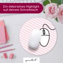Mauspad rosa Streifen