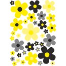 Blumen-Aufkleber-Set Bl&uuml;mchen